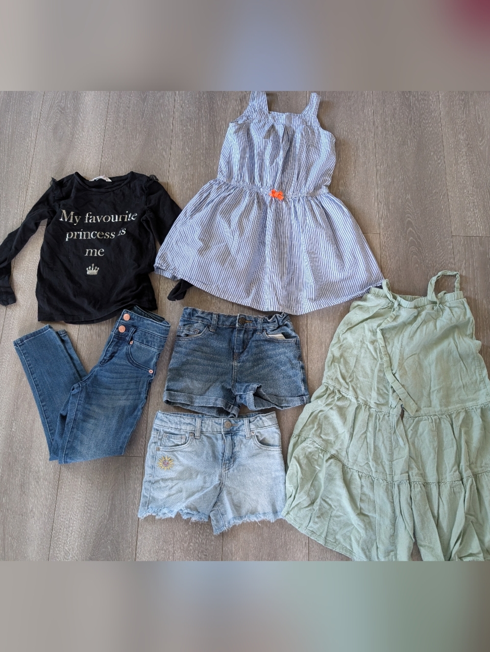 6 Piece Girls Bundle Size 6, 6X, 7